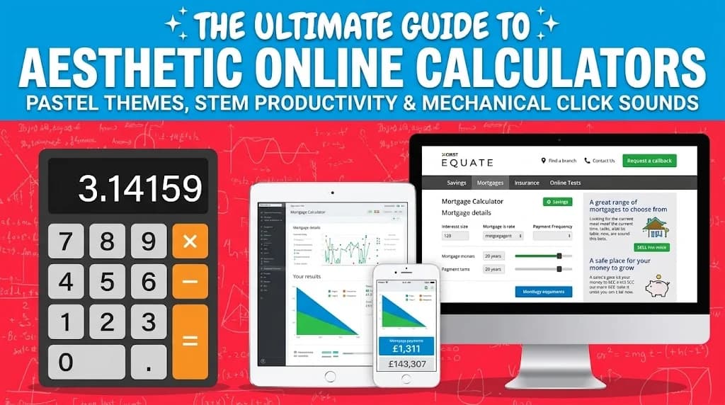 The Ultimate Guide to Aesthetic Online Calculators: Pastel Themes, STEM Productivity & Mechanical Click Sounds